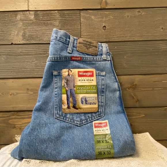 Wrangler | Jeans | Nwt Wrangler Five Star Denim Regular Fit U Shape Light Blue Jeans Size 36x32 | Poshmark Wrangler | Jeans | Nwt Wrangler Five Star Denim Regular Fit U Shape Light Blue Jeans Size 36x32 | Poshmark